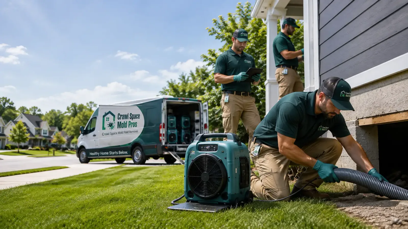 Crawl Space Mold Removal in Clear Lake, SD
